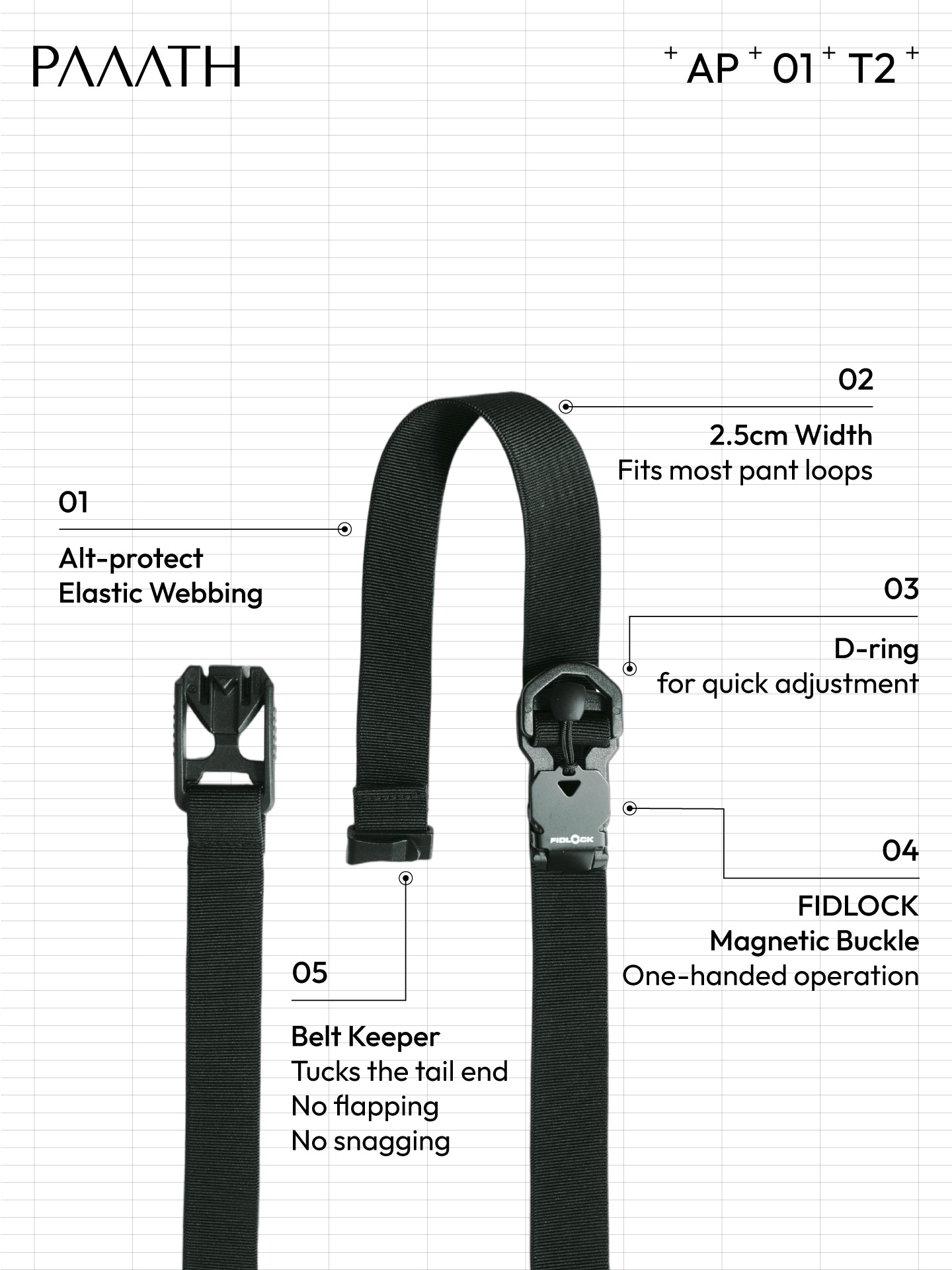 AP FIDLOCK Magnetic Belt